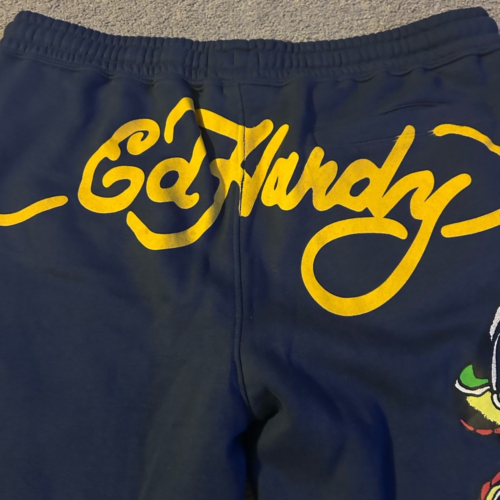 ED Hardy Men’s Size XL Panther Bulldog Sweatpant -EHM8003-7 NEW - Picture 7 of 7